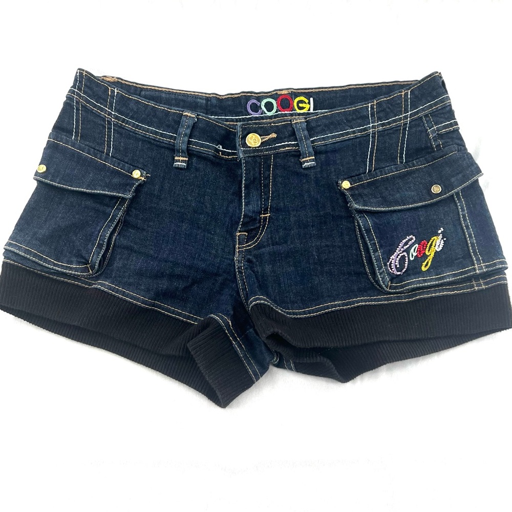 COOGI Blue Jean Shorts Classic Cut-Off Style